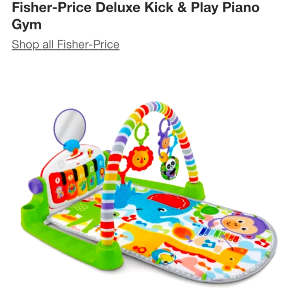 Deluxe piano kick n play